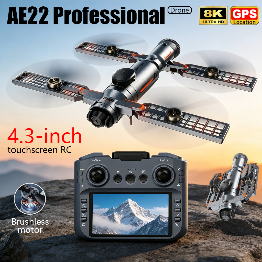 Drone Rc Pro 2 - Upgraded AE22 PRO MAX Foldable Drone