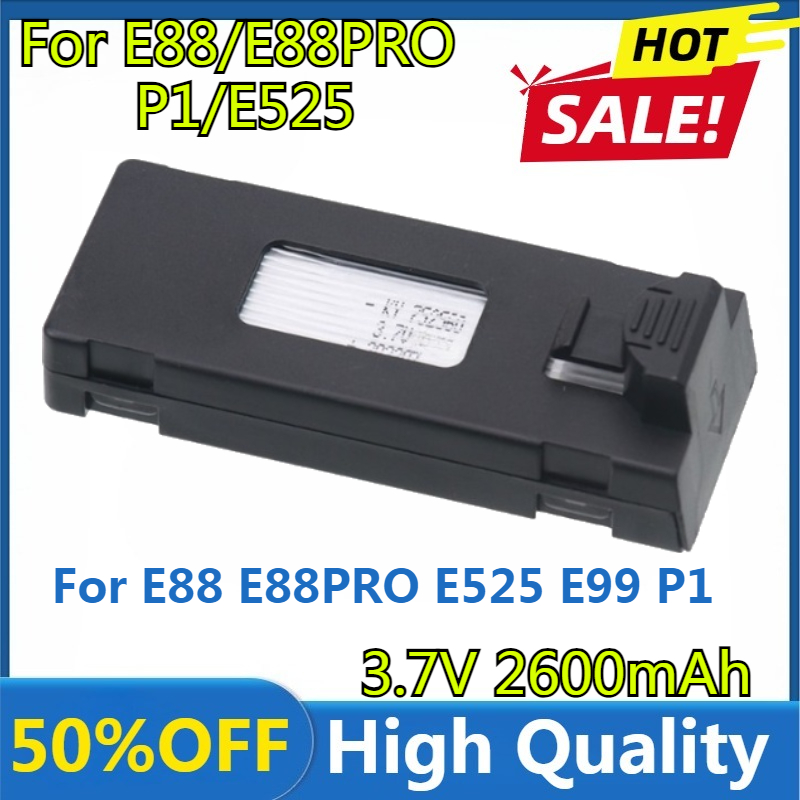 Drone E88 Rc Quadcopter - E88 Battery 3.7V 2600mAh Lipo Battery