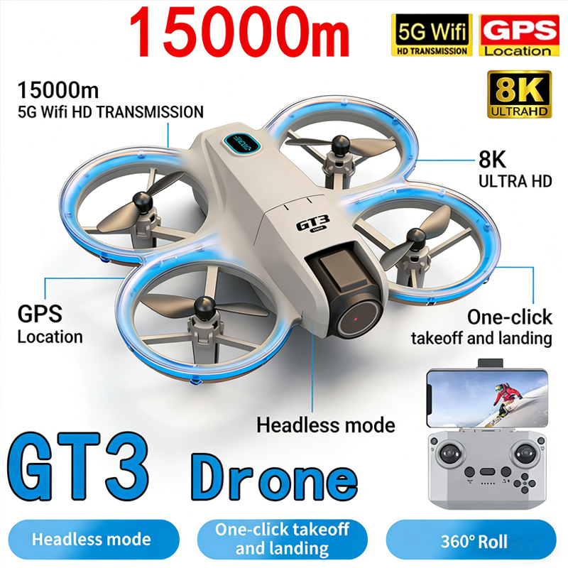 New GT3 MAX Drone 8K HD Aerial - Drone Without Rc ulasan dan harga