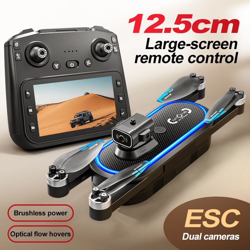 2025 S186 Drone Professional 4 - Drone Rc With Screen ulasan dan harga
