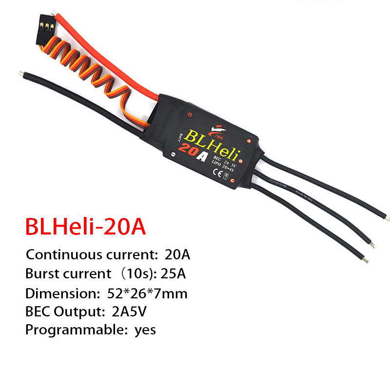 1-3Pcs Brushless ESC BLHeli 20 - Drone With Rc 2 ulasan dan harga