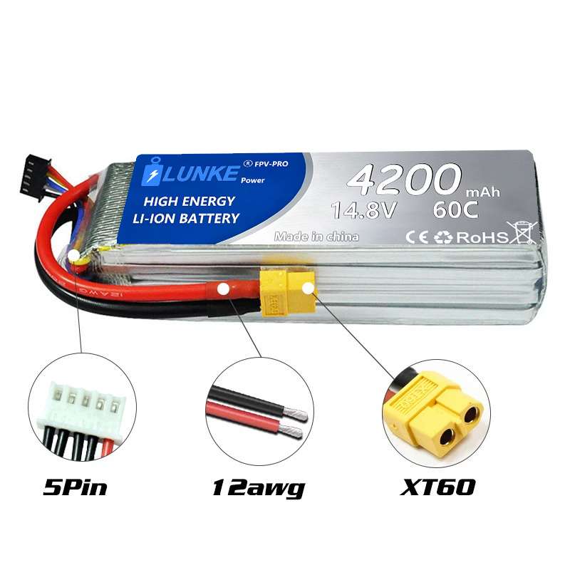 Batterie Lipo 2S 7.4V 5000mAh  - Drone Avion Rc ulasan dan harga