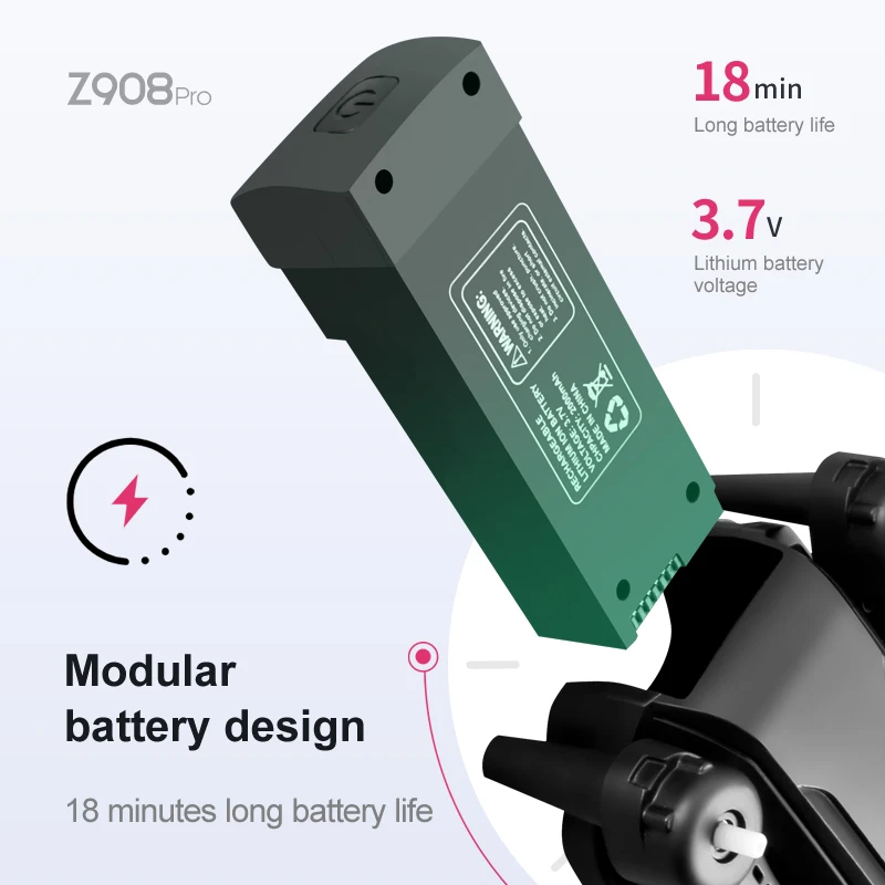 Z908 Pro Max Dron Battery 3.7V - Drone Rc Pro 2 ulasan dan harga