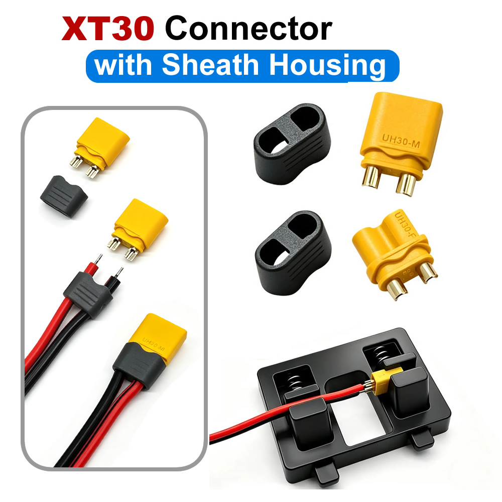 XT30 Bullet Connector With She - Drone Rc Car Hybrid ulasan dan harga