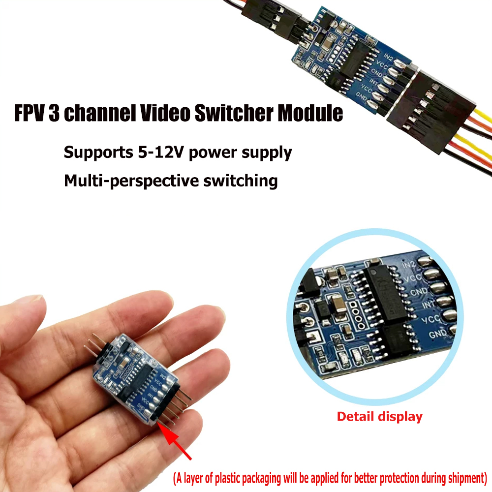5.8G 3 Channel Video Switcher  - Drone With Rc 2 ulasan dan harga