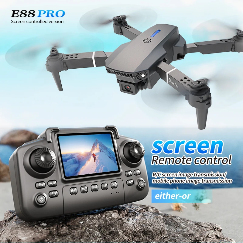 Professional E88 PRO Drone wit - Nano Quad Fpv ulasan dan harga