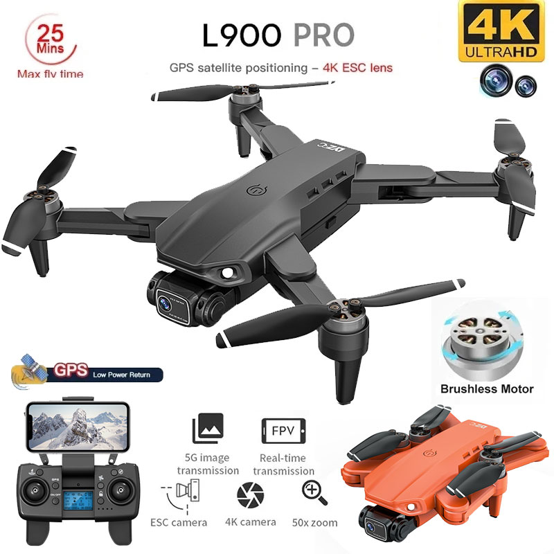 L900 Pro GPS Drone 4K Professi - Nano Quad Fpv ulasan dan harga