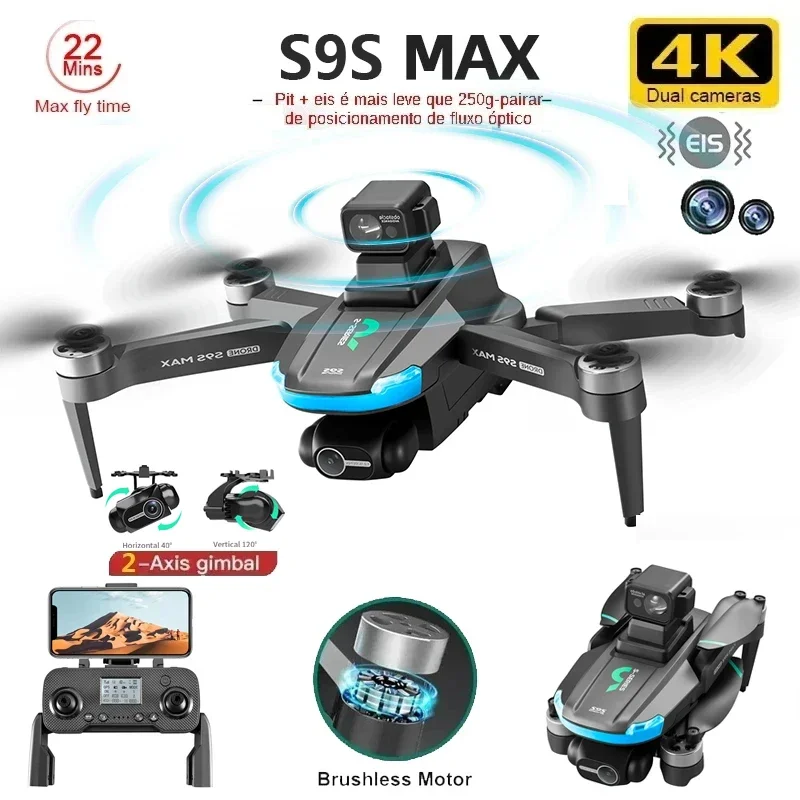 NEW S9S MAX MINI Drone 4K 2-Ax - Nano Quad Fpv ulasan dan harga