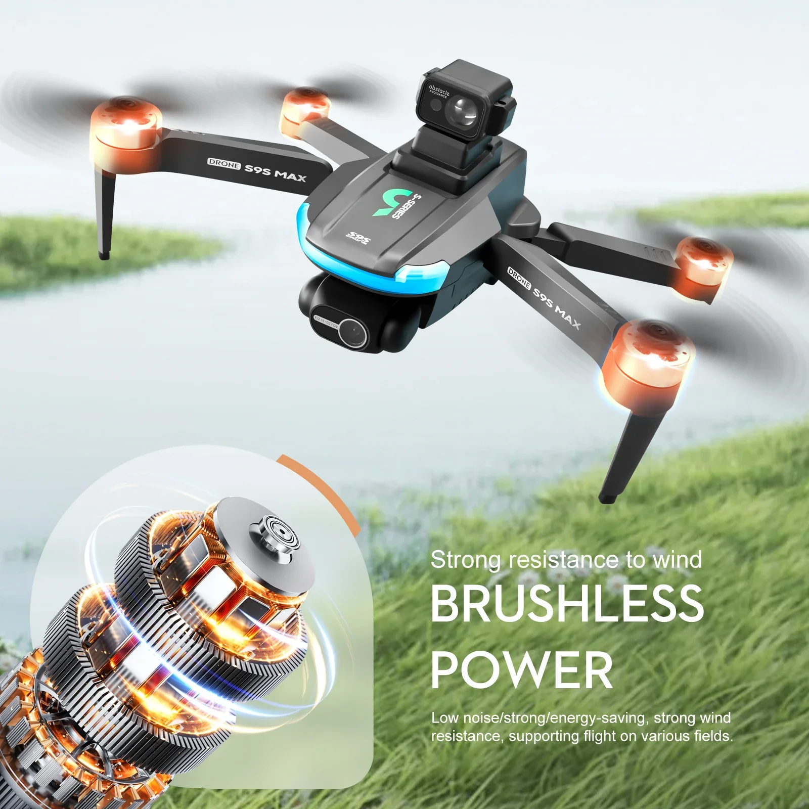 NEW S9S MAX MINI Drone 4K 2-Ax - Nano Quad Fpv ulasan dan harga