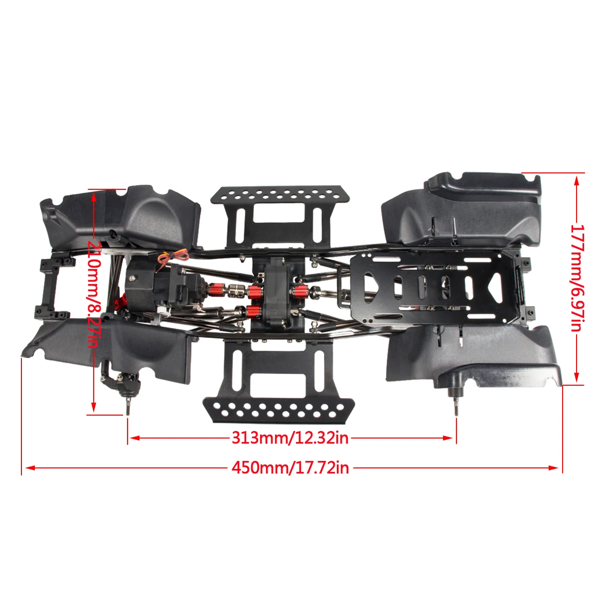 1/10 RC Crawler Chassis Kit wi - Rc Rock Crawler ulasan dan harga