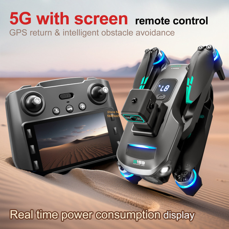 8K Dual Camera 5G WIFI FPV Rem - Nano Quad Fpv ulasan dan harga