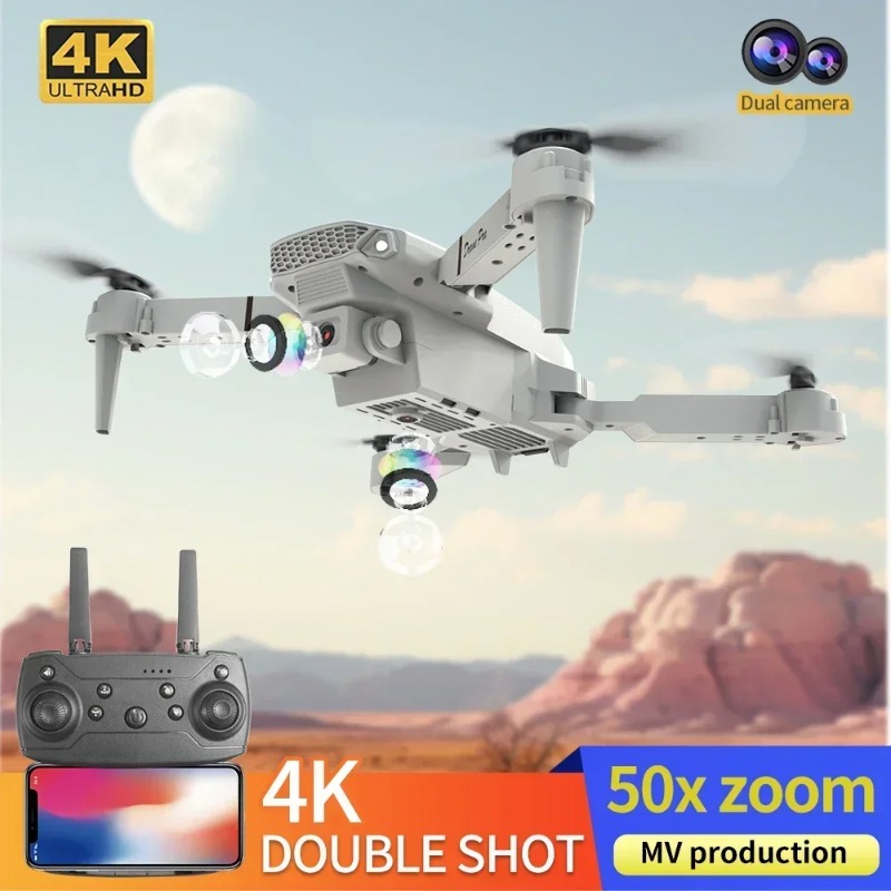 E88 Mini Drone 4K HD Camera Wi - Drone E88 Rc Quadcopter ulasan dan harga