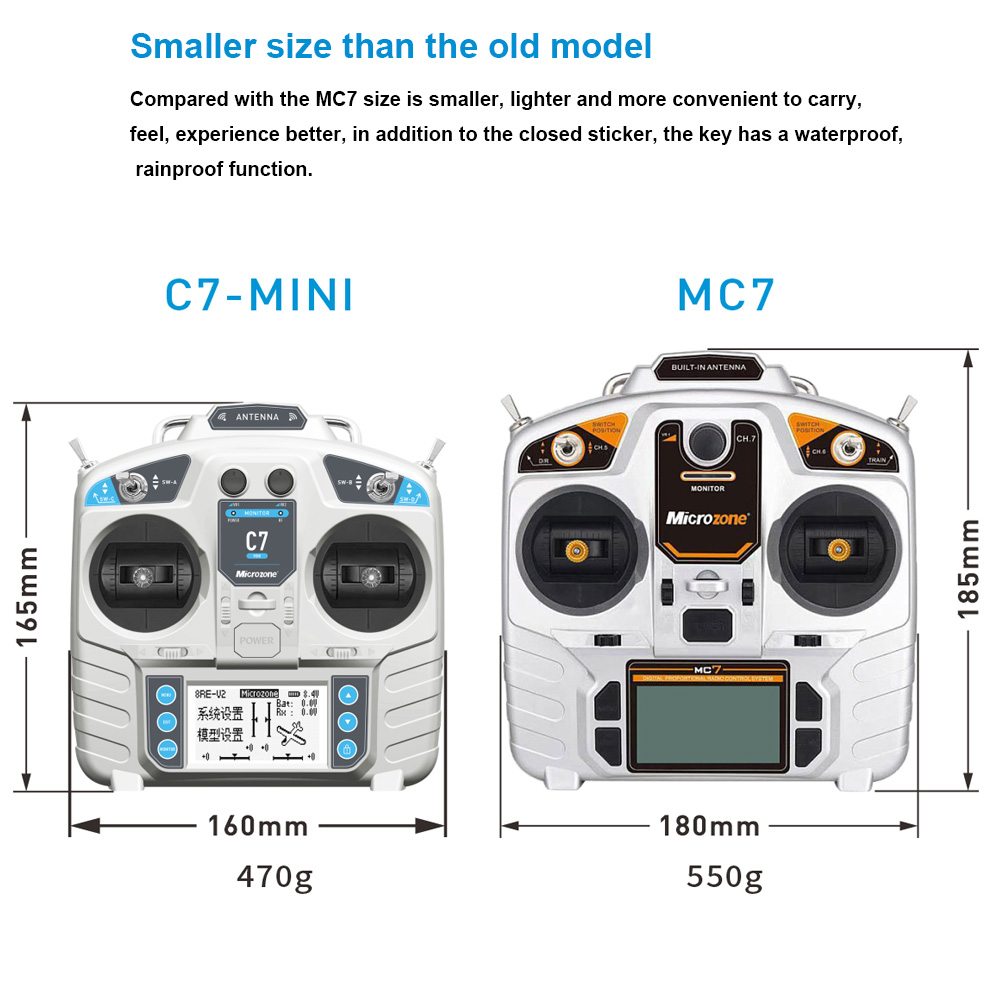 MicroZone MC7 Controller C7 MI - Drone Rc Mini ulasan dan harga