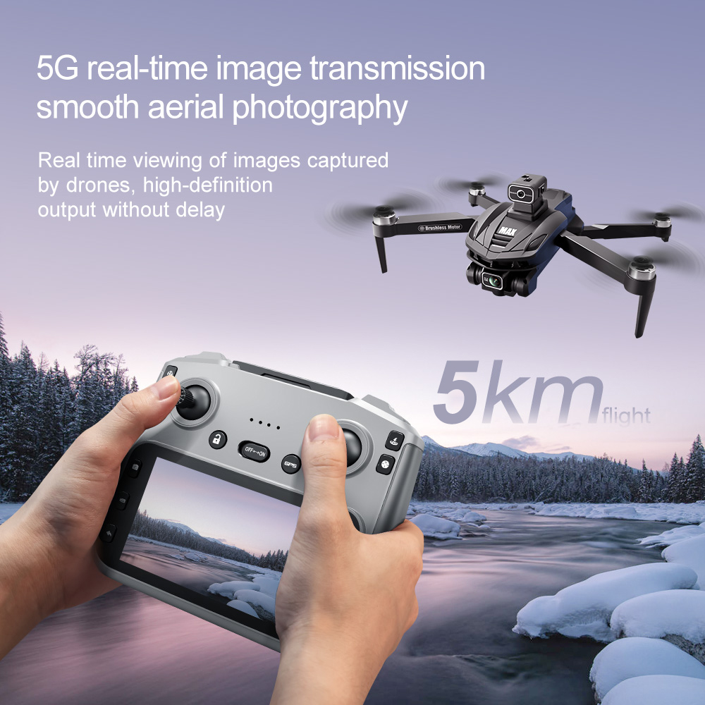 V168 PRO Max GPS Drone 8K Prof - Drone Rc With Screen ulasan dan harga