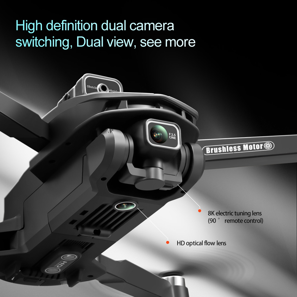 V168 PRO Max GPS Drone 8K Prof - Drone Rc With Screen ulasan dan harga