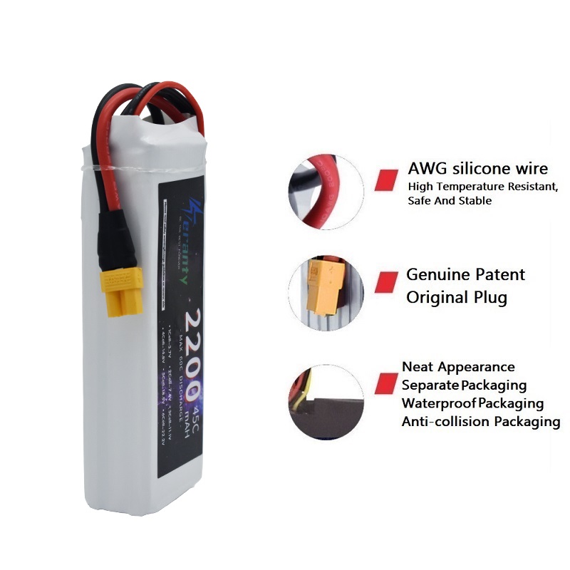 TERANTY 2200 MAH  3S  batterie - Drone Avion Rc ulasan dan harga