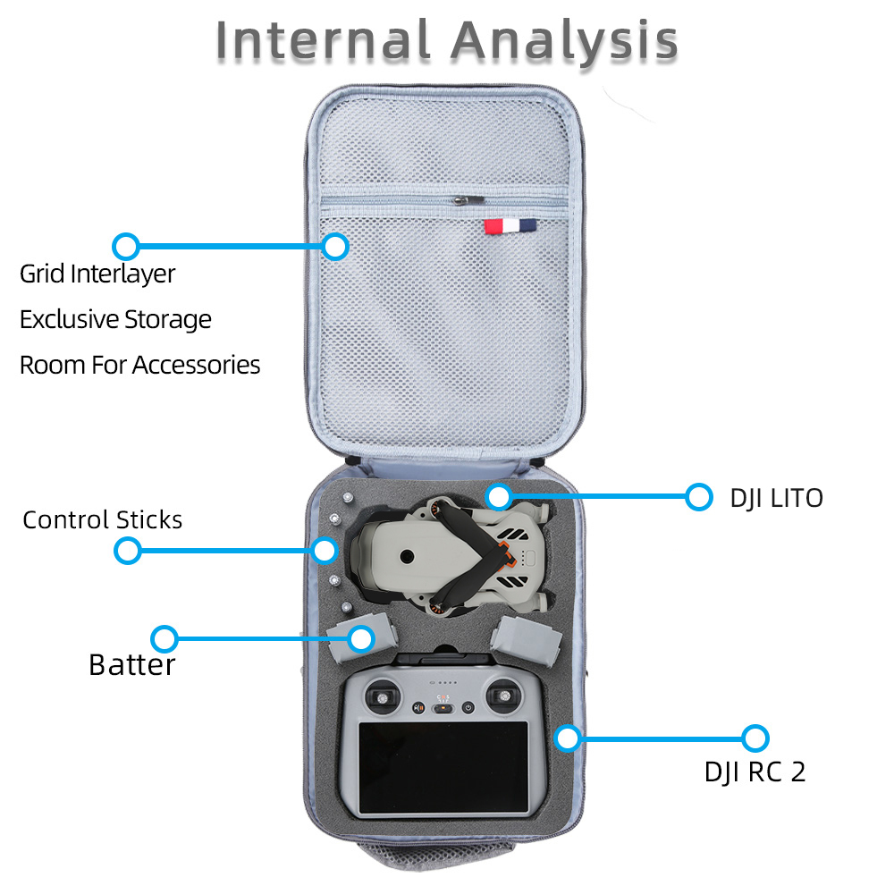 For DJI Lito 1/Lito X1 Portabl - Drone Carrying Bag ulasan dan harga