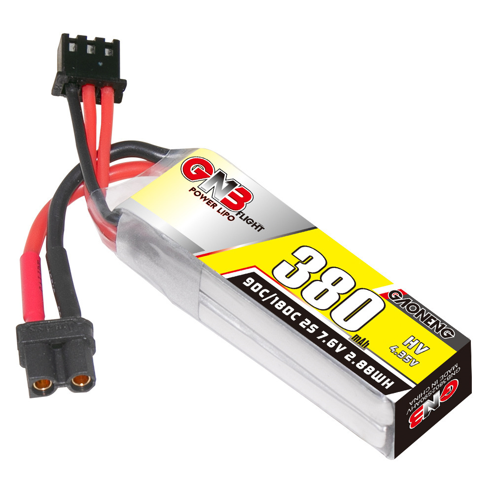 GNB 2S 7.6V 380mAh 90C/180C Li - Nano Quad Fpv ulasan dan harga