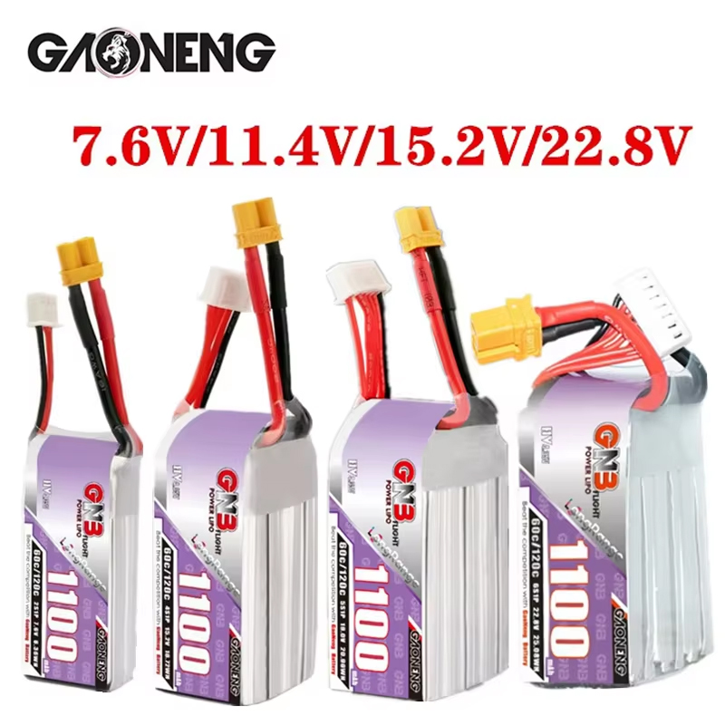 GNB 1100mAh 2S 3S 4S 6S 60C/12 - Nano Quad Fpv ulasan dan harga