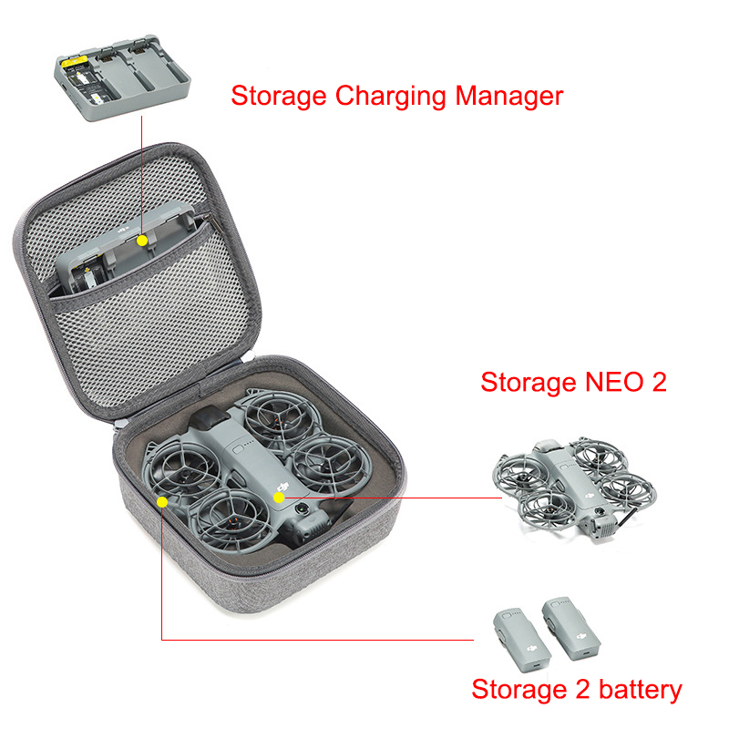 Carrying Shockproof Case for D - Drone Dji Rc 2 ulasan dan harga