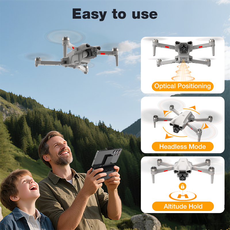 NEW Hot L017 Pro Drone Brushle - Drone Rc Pro 2 ulasan dan harga