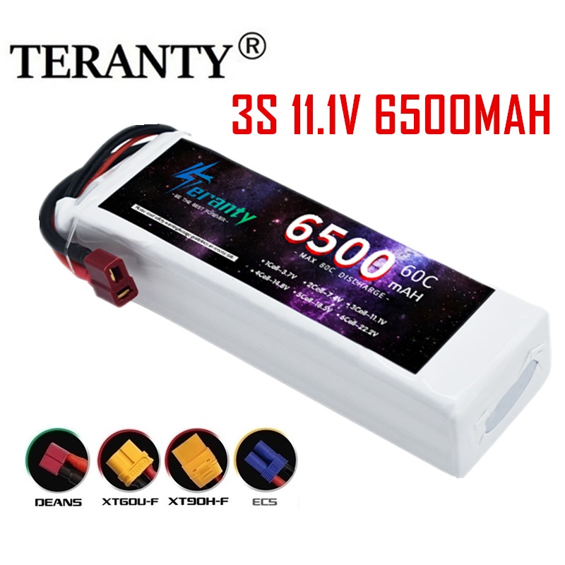 TERANTY  11.1V  6500MAH batter - Drone Avion Rc ulasan dan harga