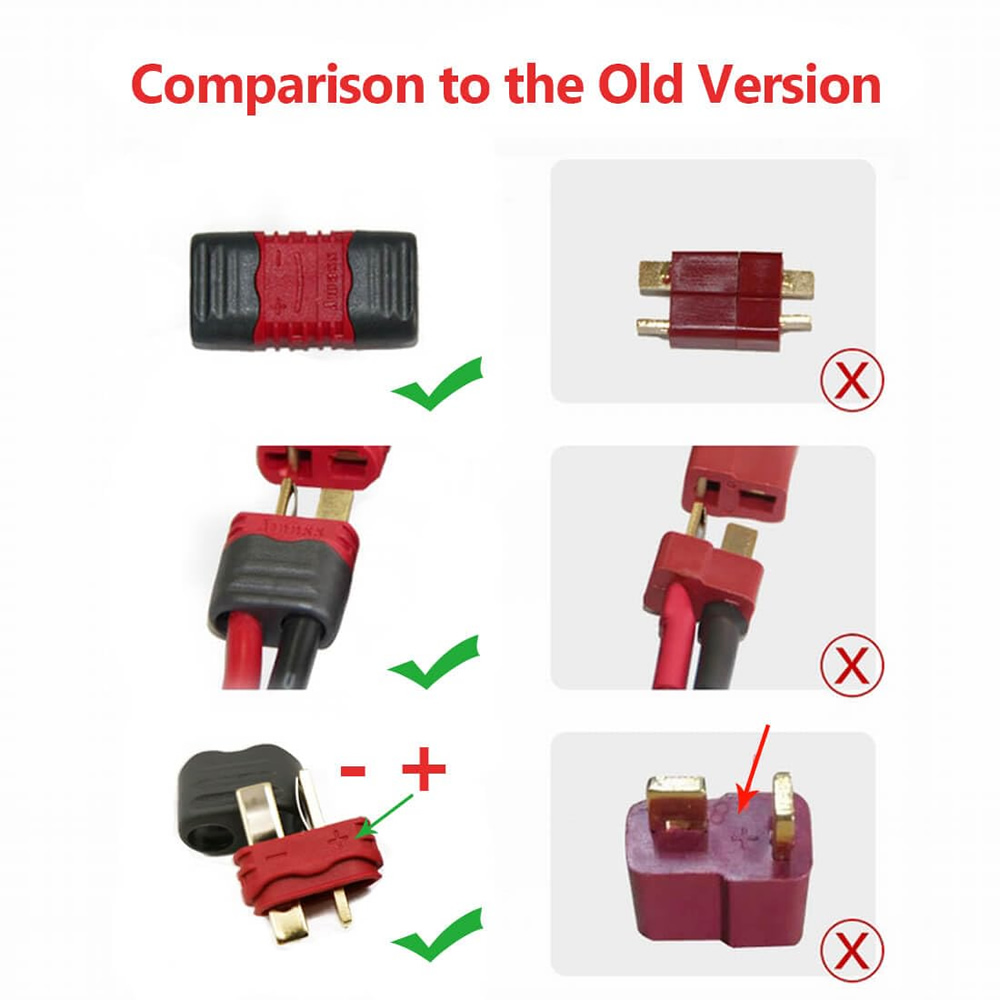 T Plug T Connector with Sheath - Drone Rc Car Hybrid ulasan dan harga