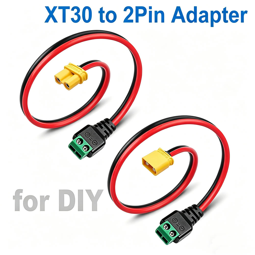 XT30 to 2 Pin Solderless Termi - Drone Rc Car Hybrid ulasan dan harga