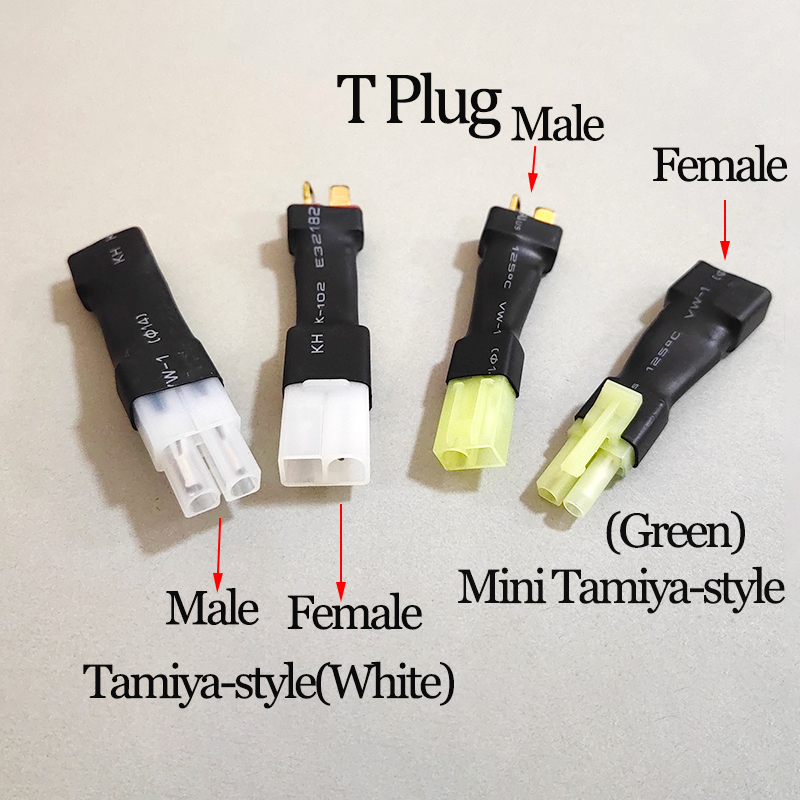 2PCS T Plug to Mini Tamiya Sty - Drone Rc Car Hybrid ulasan dan harga