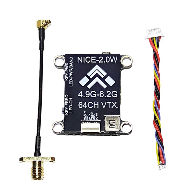 B68A 5.8G 2W VTX 2000Mw 64CH F - Drone Without Rc ulasan dan harga